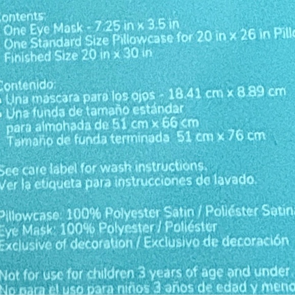 Hobby Lobby Squishmallows Eye Mask & Pillowcase Set - Pink and Purple - Picture 4 of 10